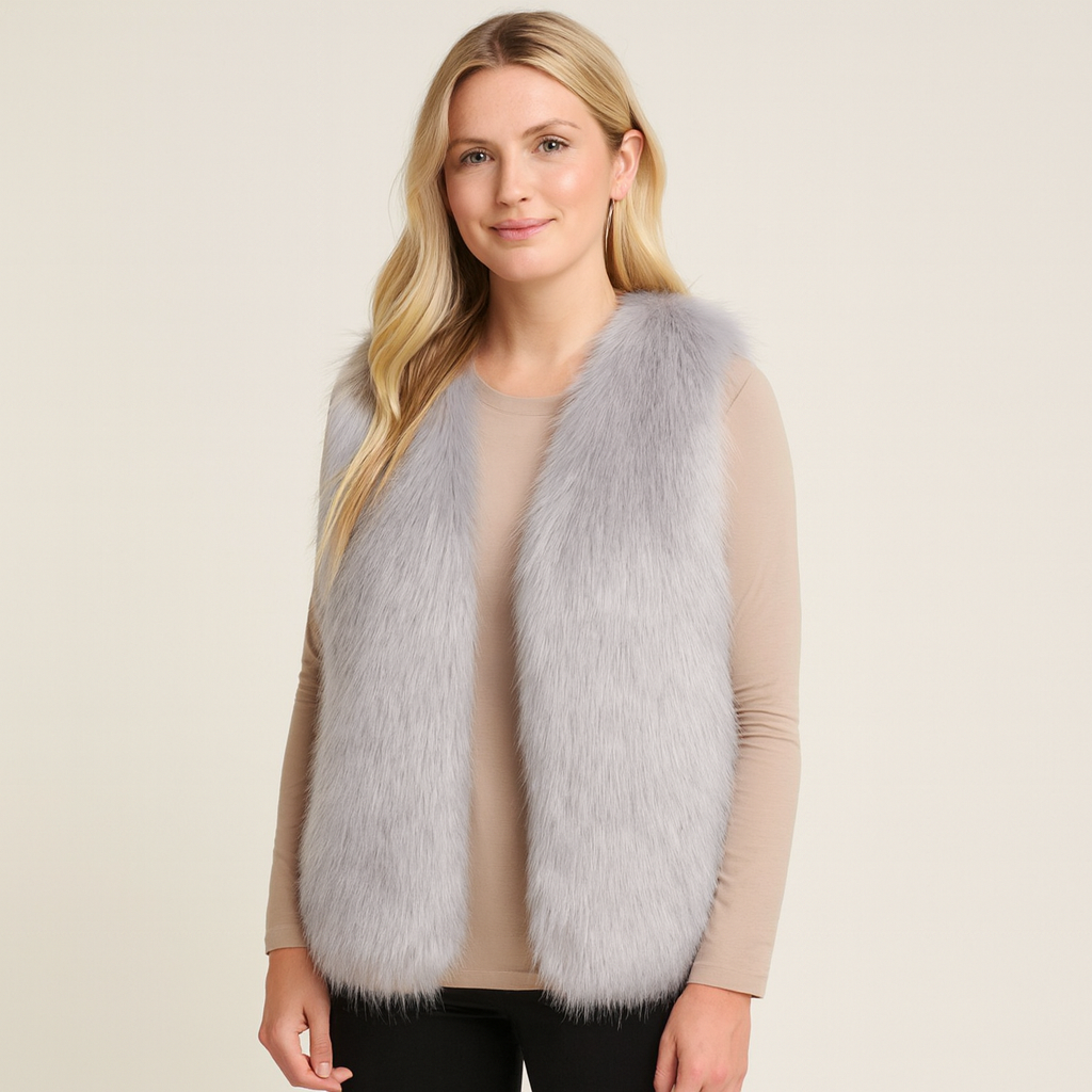Soft Women's Faux Fur Padded Jacket - OutfitLondon