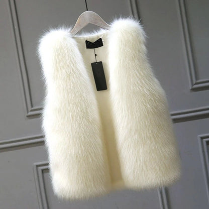 Soft Women's Faux Fur Padded Jacket