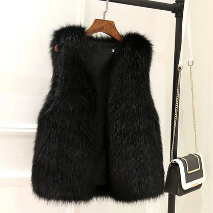 Soft Women's Faux Fur Padded Jacket