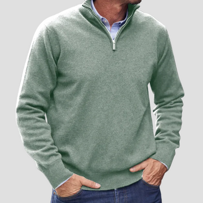 Men's Crew Neck Soft Knit Sweater - OutfitLondon