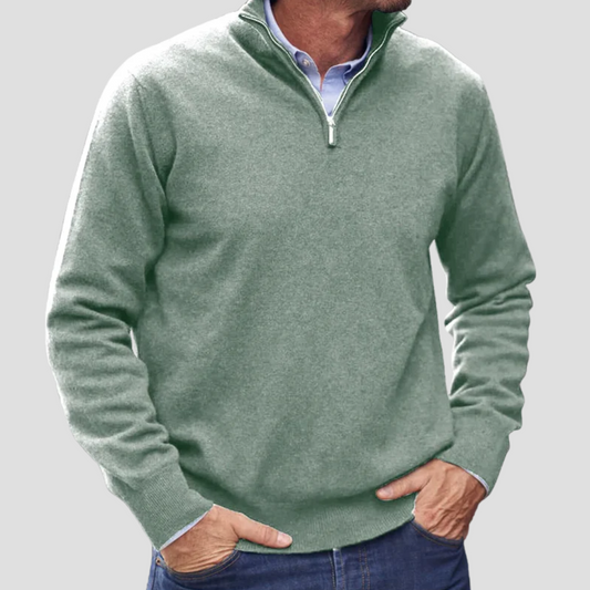 Men's Crew Neck Soft Knit Sweater - OutfitLondon