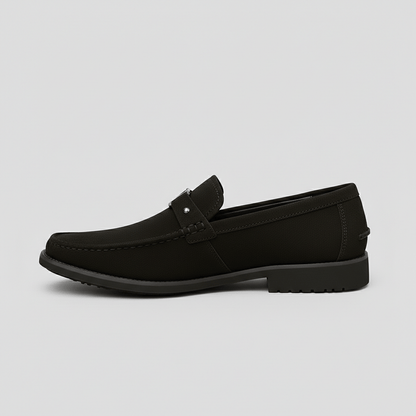 Leather Slip-On Loafers with Smart Classic Design