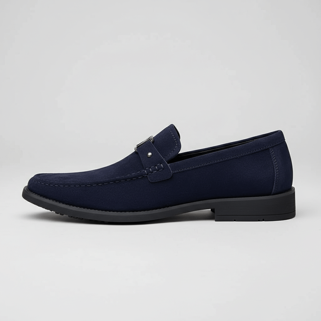 Leather Slip-On Loafers with Smart Classic Design
