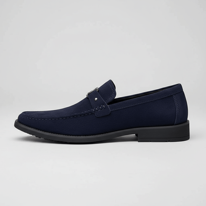 Leather Slip-On Loafers with Smart Classic Design