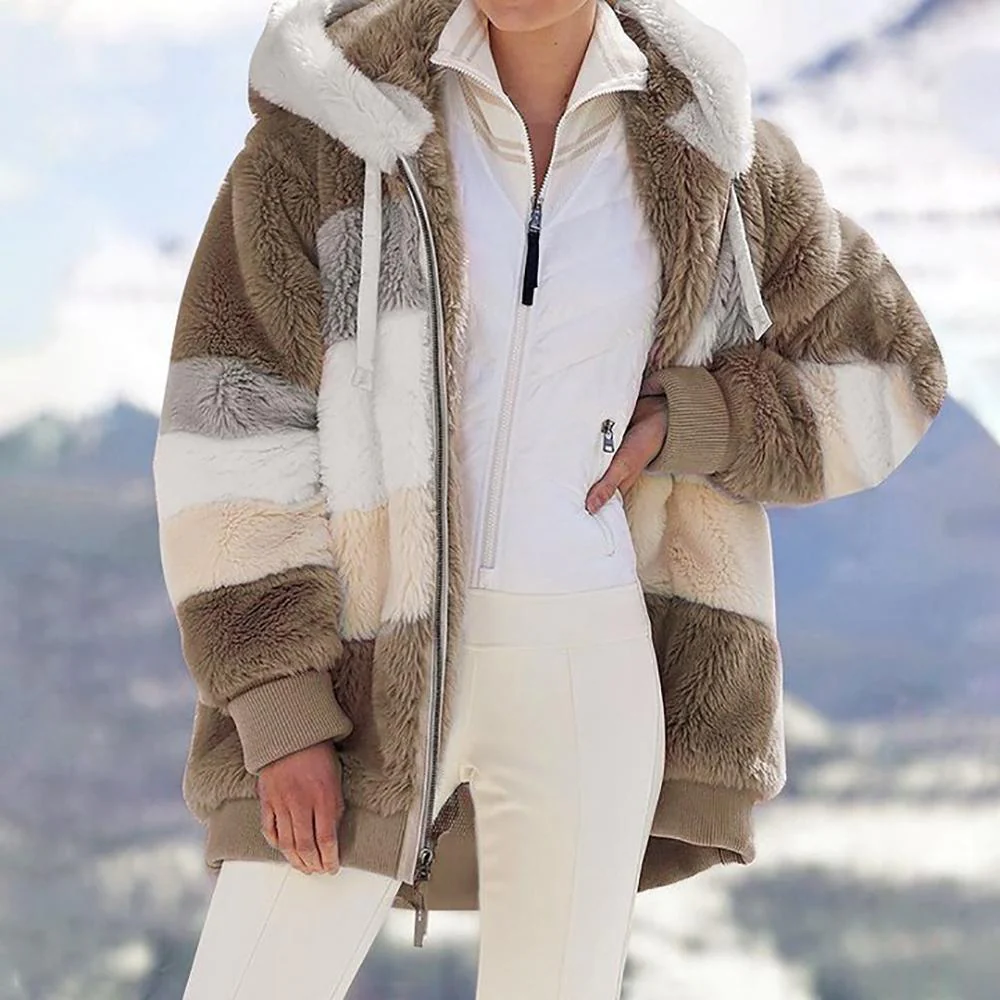 Luxurious Quilted Wool Women's Winter Coat