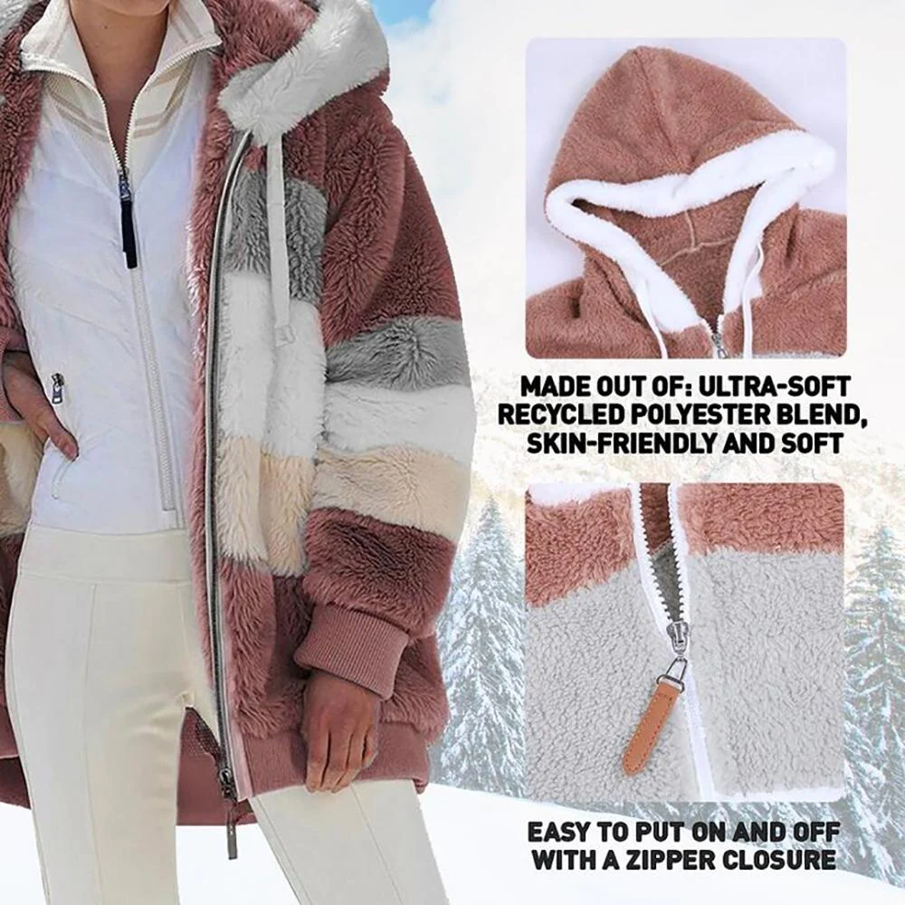 Luxurious Quilted Wool Women's Winter Coat