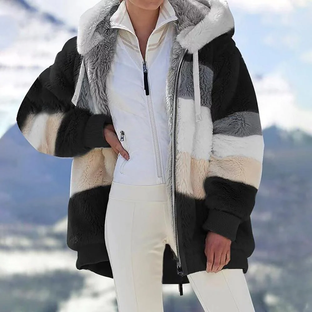 Luxurious Quilted Wool Women's Winter Coat