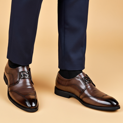 Giovanni Men's Leather Dress Shoes
