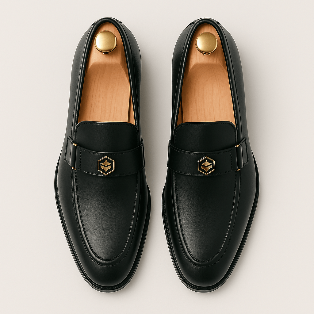 Men's Leather Loafers Clean Cut Design