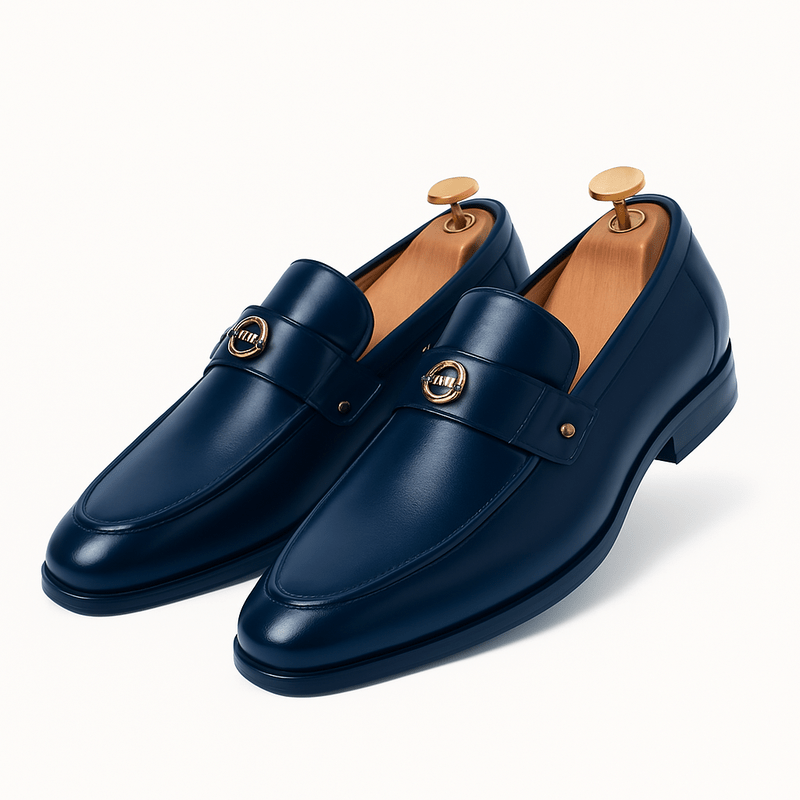 Men's Leather Loafers Clean Cut Design