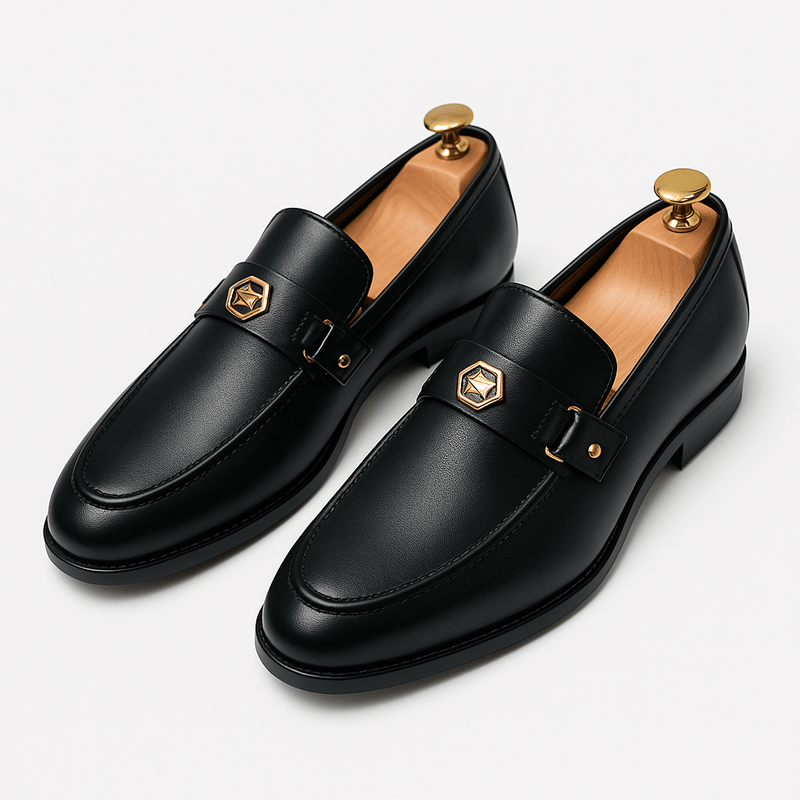 Men's Leather Loafers Clean Cut Design