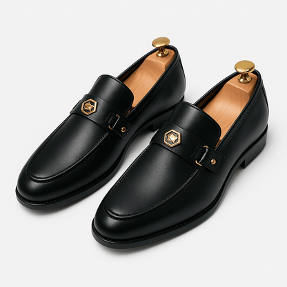 Men's Leather Loafers Clean Cut Design