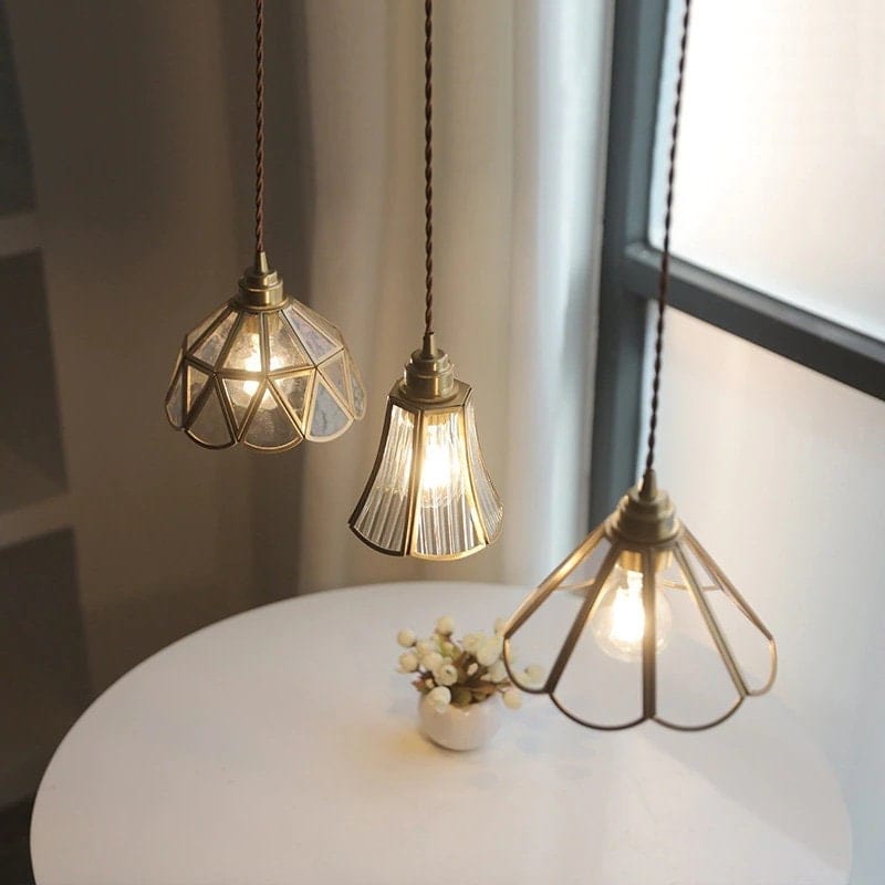 Beautiful LED Glass Hanging Light Fixture - OutfitLondon
