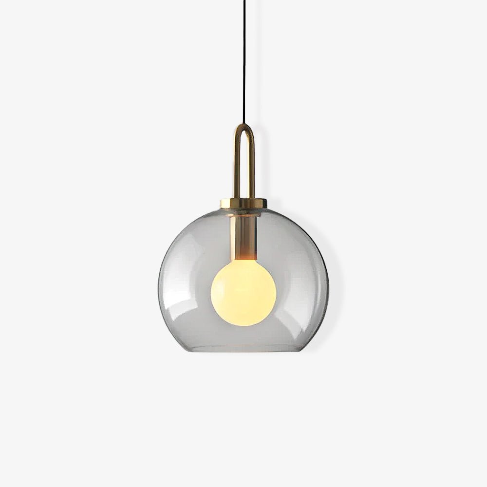 Sleek Glass Metal Pendant Light Fixture - OutfitLondon