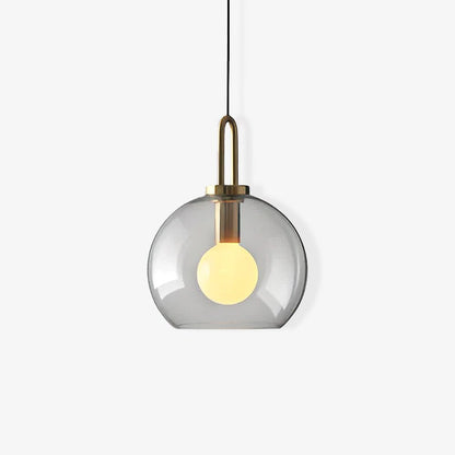 Sleek Glass Metal Pendant Light Fixture - OutfitLondon