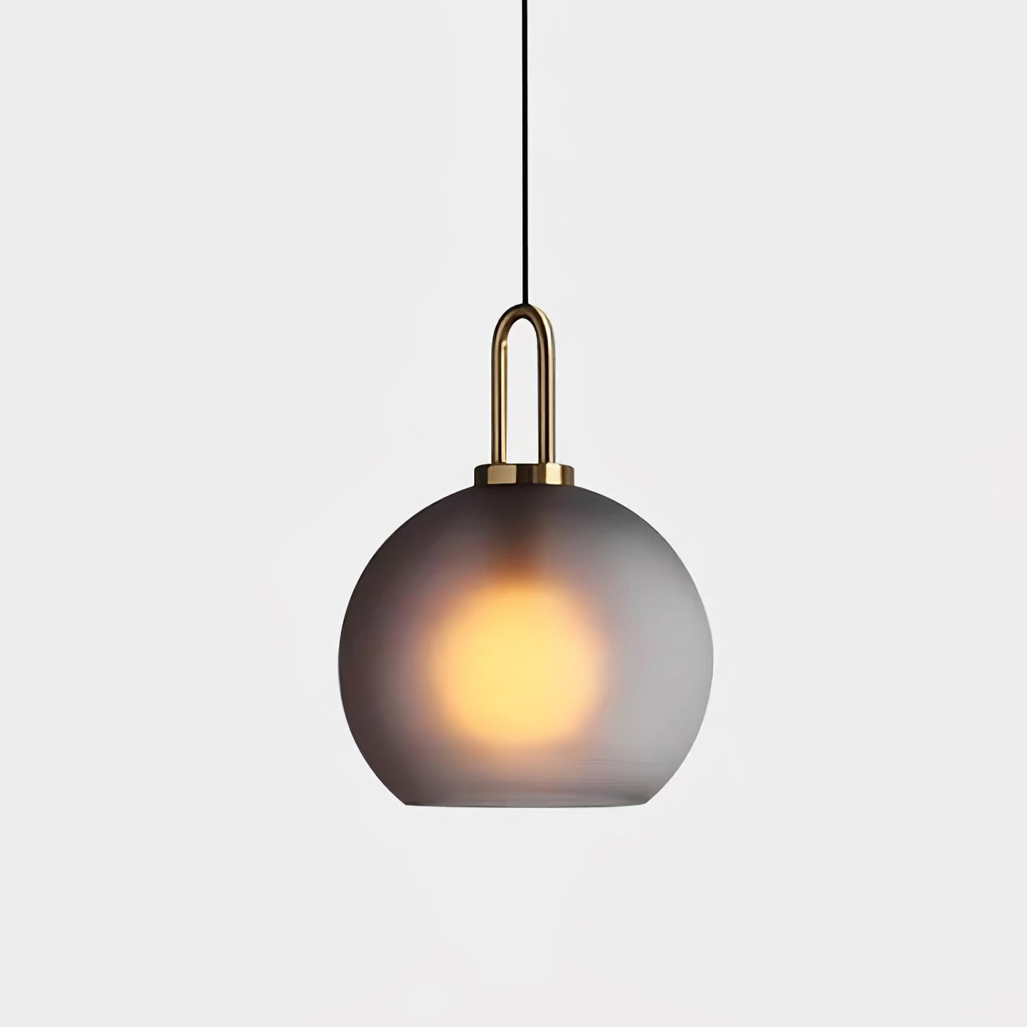 Sleek Glass Metal Pendant Light Fixture