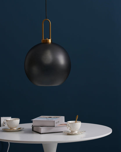 Sleek Glass Metal Pendant Light Fixture