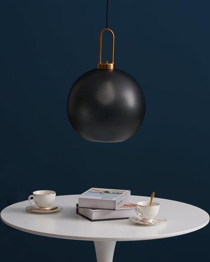 Sleek Glass Metal Pendant Light Fixture
