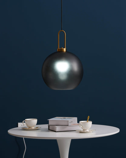 Sleek Glass Metal Pendant Light Fixture