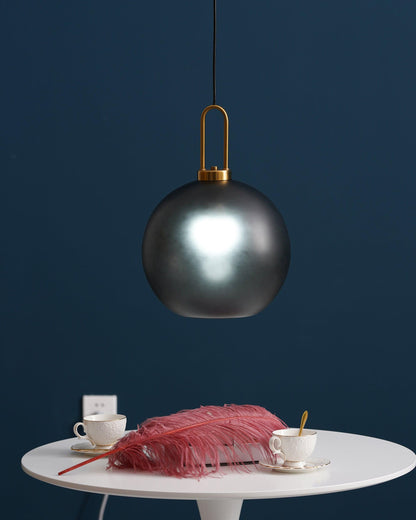 Sleek Glass Metal Pendant Light Fixture
