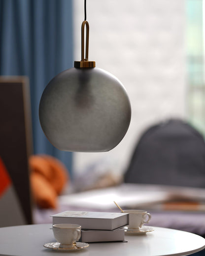 Sleek Glass Metal Pendant Light Fixture