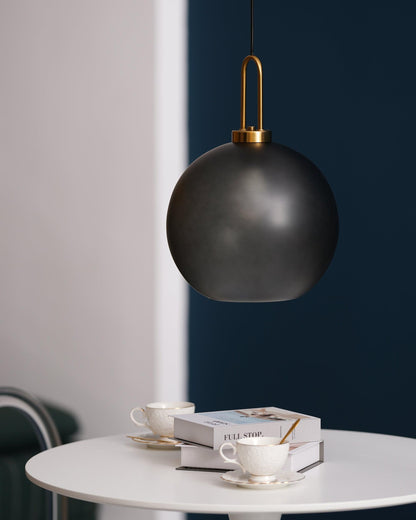 Sleek Glass Metal Pendant Light Fixture
