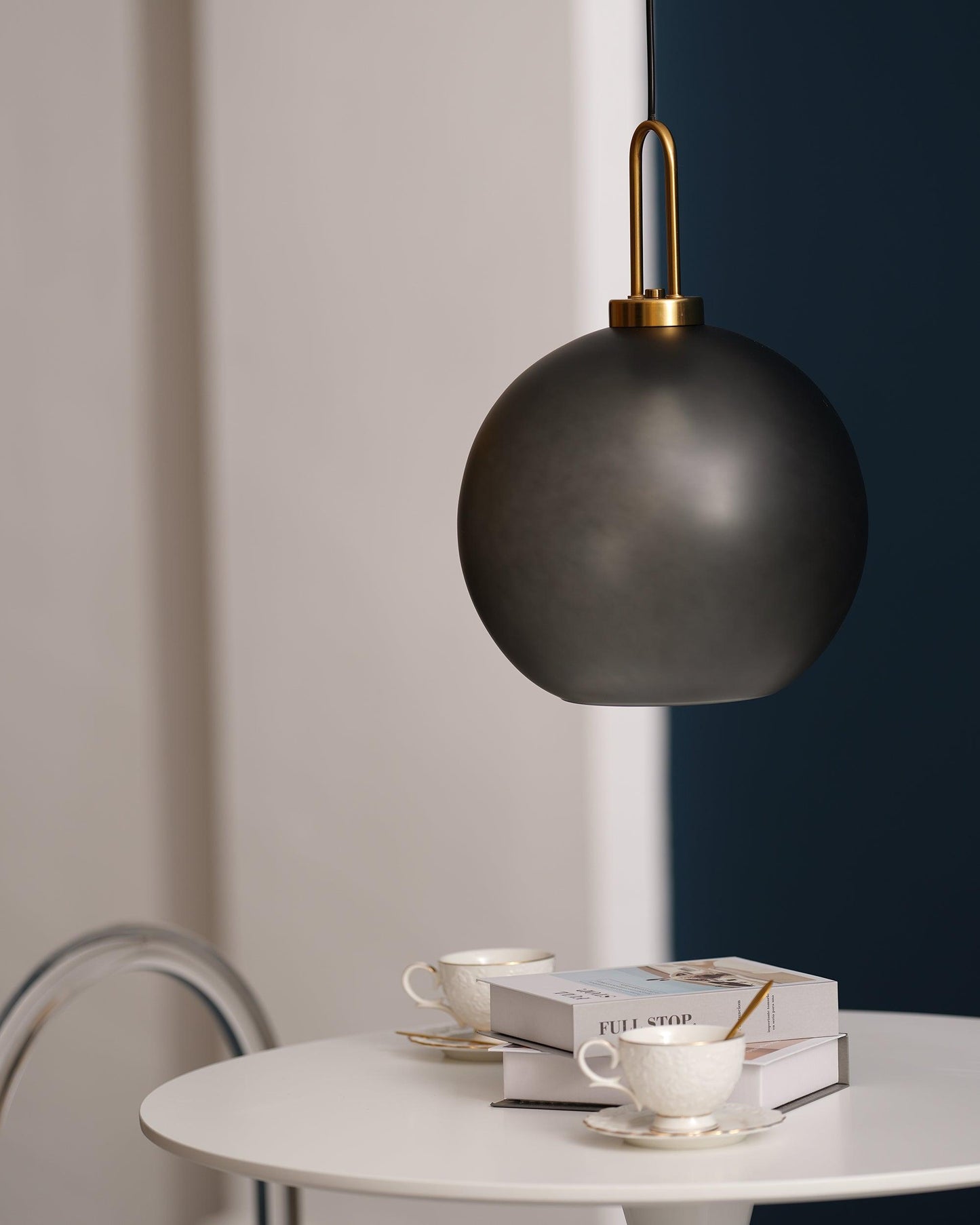 Sleek Glass Metal Pendant Light Fixture