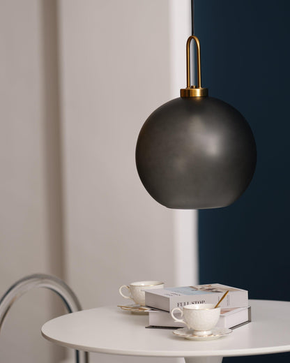 Sleek Glass Metal Pendant Light Fixture
