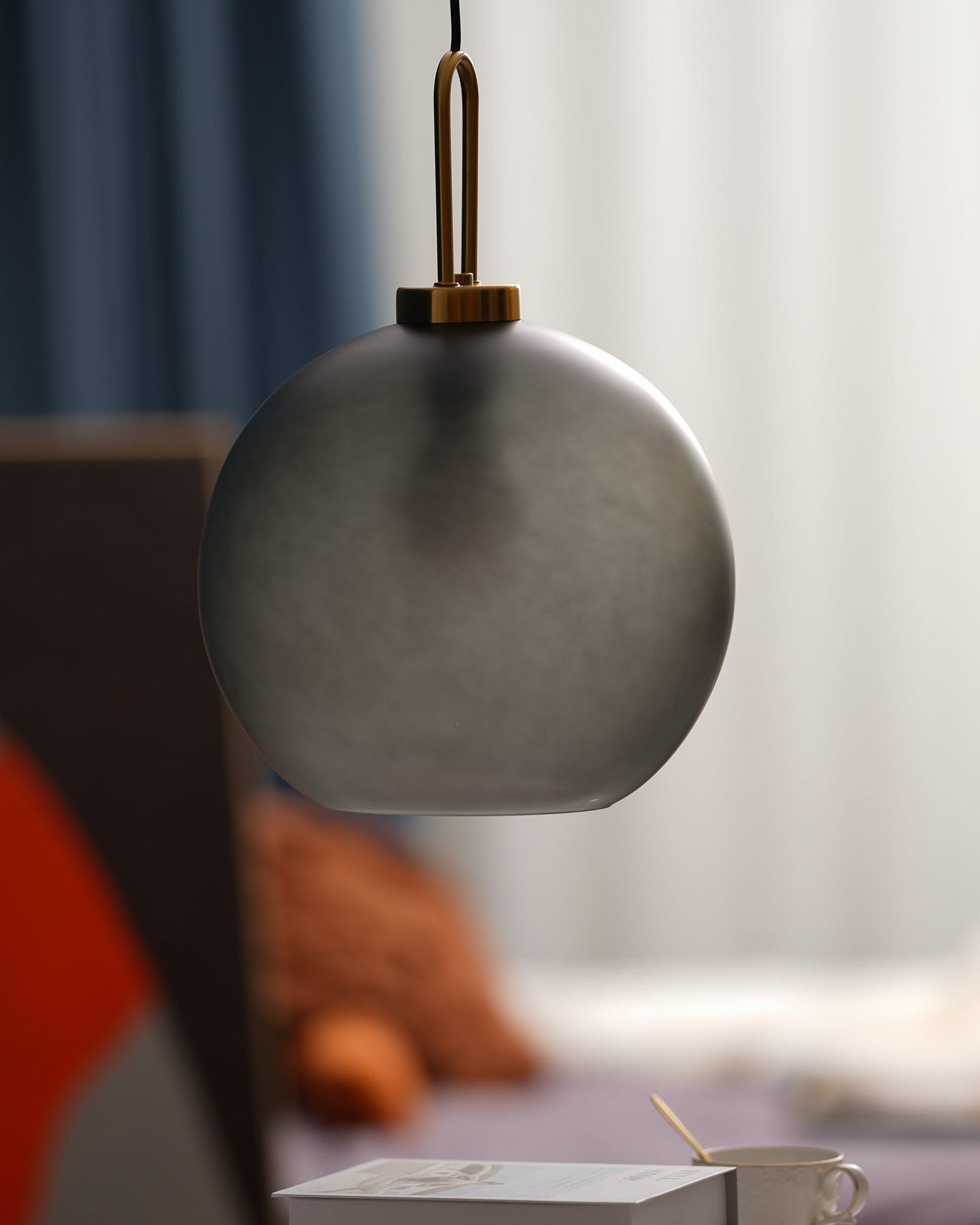 Sleek Glass Metal Pendant Light Fixture