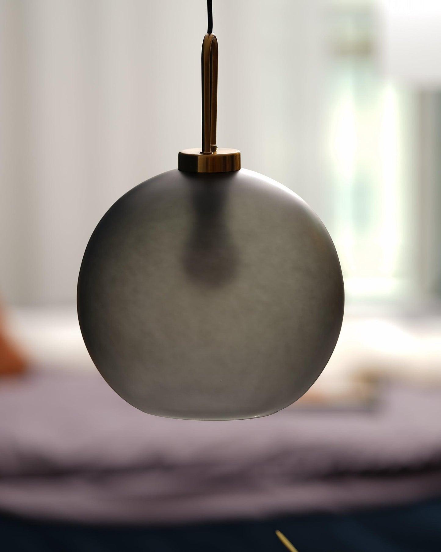 Sleek Glass Metal Pendant Light Fixture