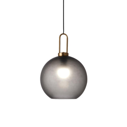 Sleek Glass Metal Pendant Light Fixture