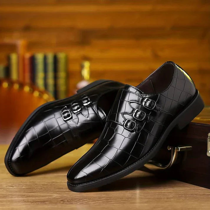 Designer Buckle Dress Shoes For Men