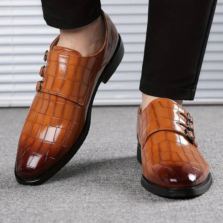 Designer Buckle Dress Shoes For Men