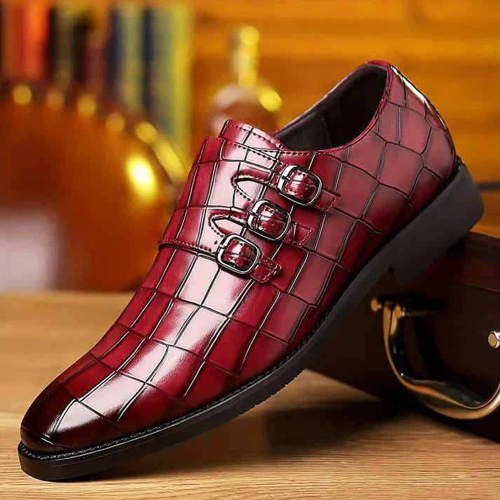 Designer Buckle Dress Shoes For Men
