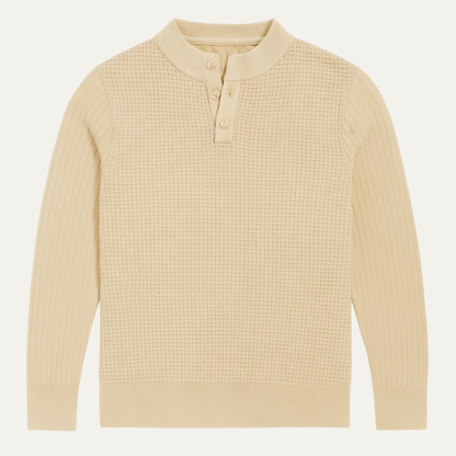 Relaxed Fit Men's Knit Crew Neck Sweater - OutfitLondon
