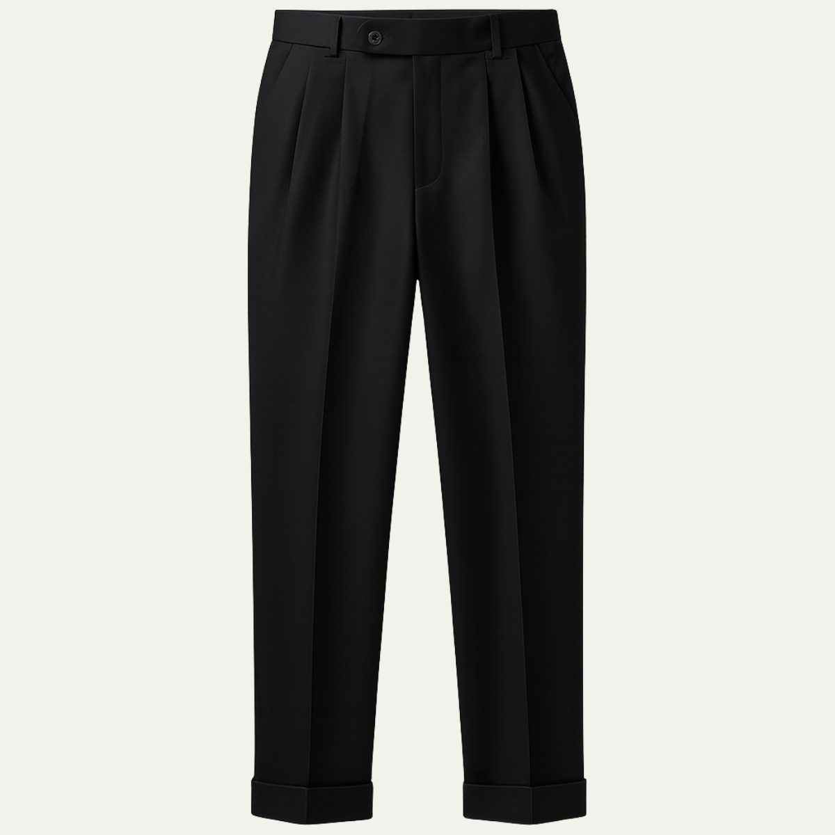 Slim Fit Mens Formal Straight Leg Trousers - OutfitLondon