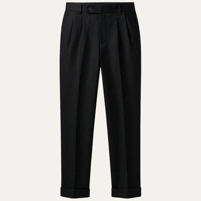 Slim Fit Mens Formal Straight Leg Trousers - OutfitLondon