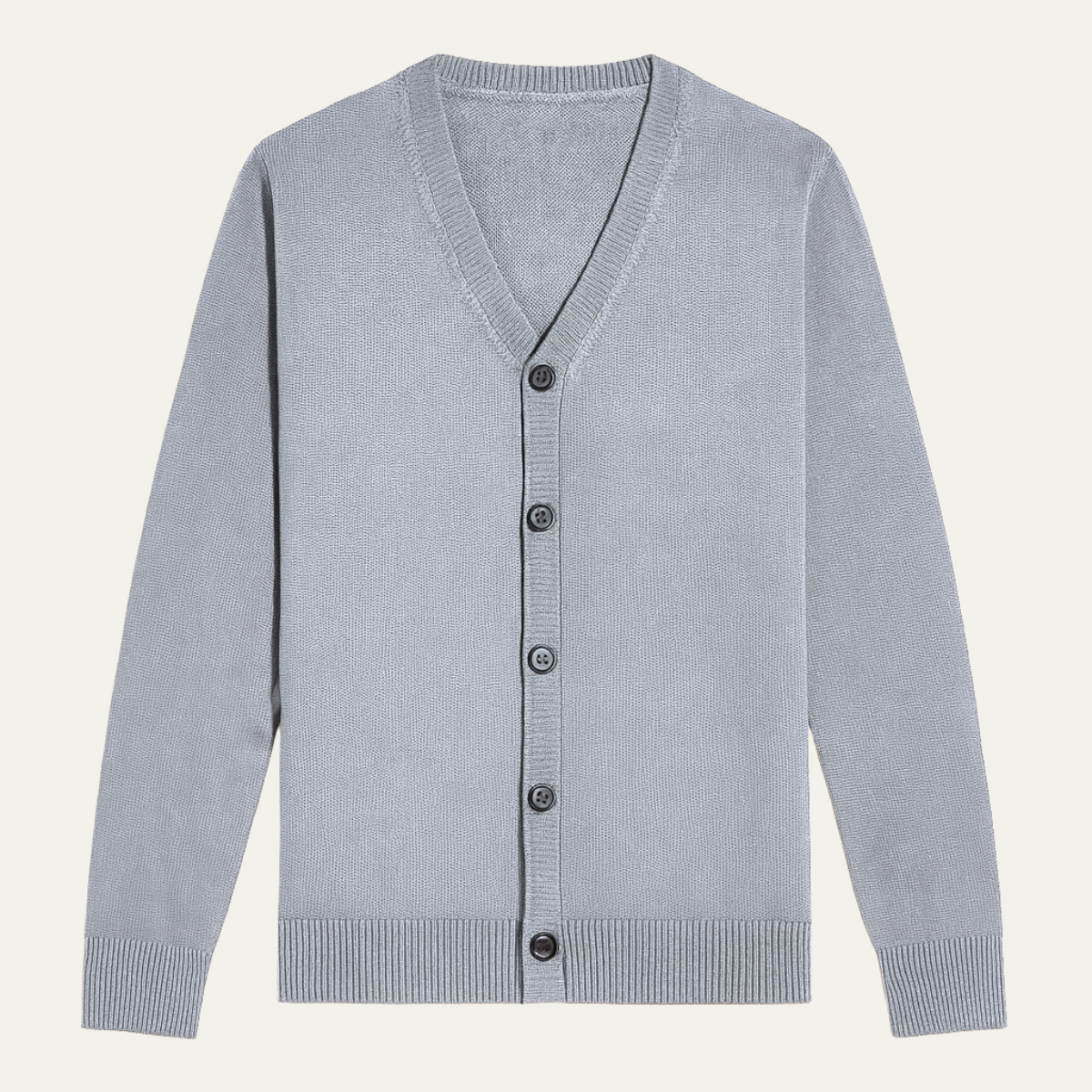 Relaxed Fit Men's Open Neck Summer Cardigan - OutfitLondon
