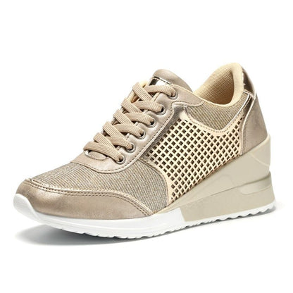 Trendy High Top Wedge Sneakers