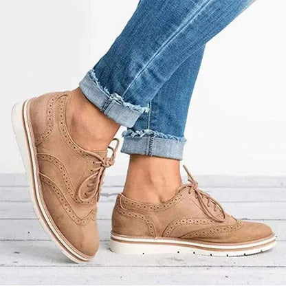 Classic Lace Up Leather Sneakers