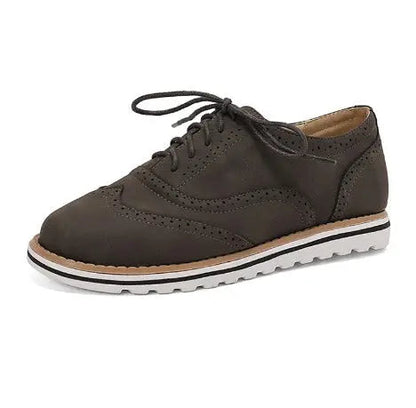 Classic Lace Up Leather Sneakers