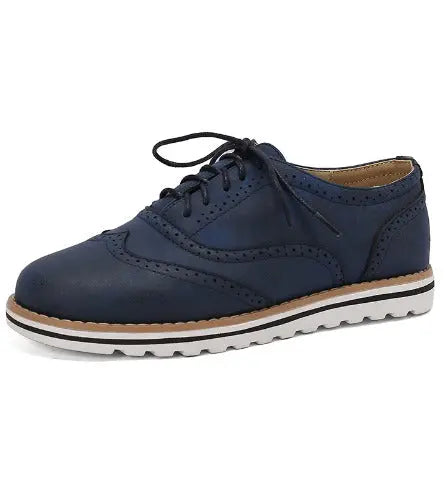 Classic Lace Up Leather Sneakers