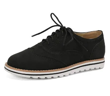 Classic Lace Up Leather Sneakers
