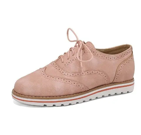 Classic Lace Up Leather Sneakers - OutfitLondon