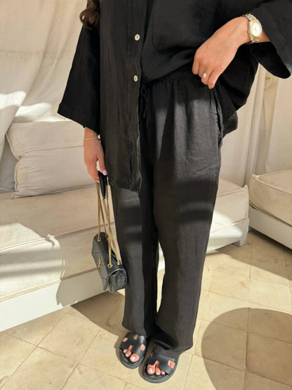 Grace Set | Two-Piece Relaxed Shirt and Trousers Set