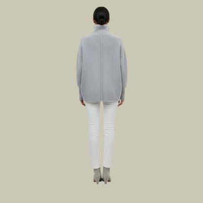 Women's Oversized Turtleneck Sweater Loose Fit