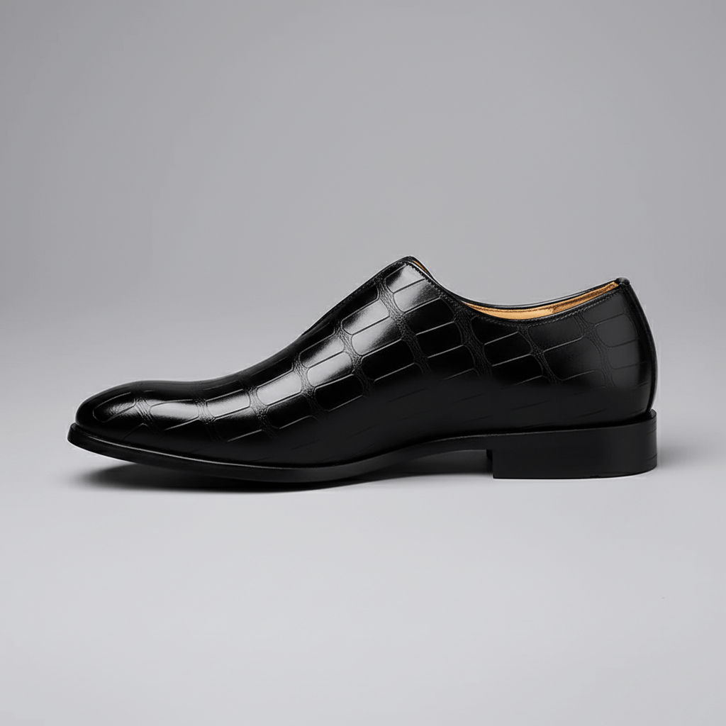 Classic Leather Slip On Dress Shoes