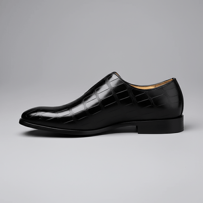 Classic Leather Slip On Dress Shoes