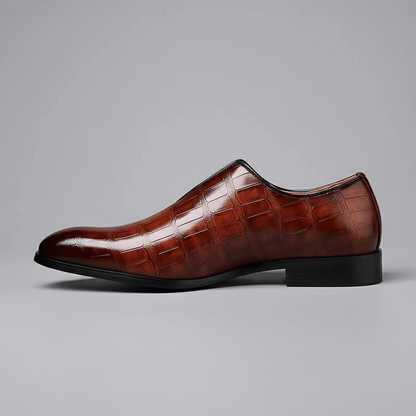 Classic Leather Slip On Dress Shoes