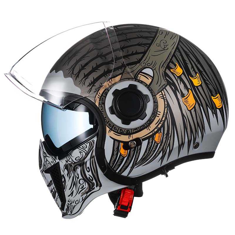 Protective Double Visor Full Face Bike Helmet